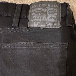 Levi’s 511 men’s 38x32 black stretch